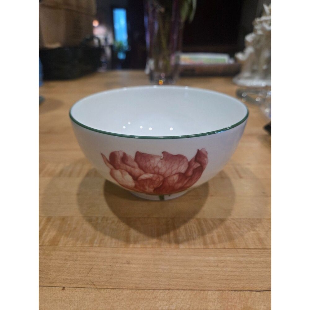 Villeroy & Boch Flora House & Garden Peony Cereal Rice Bowl 5.5 Inch